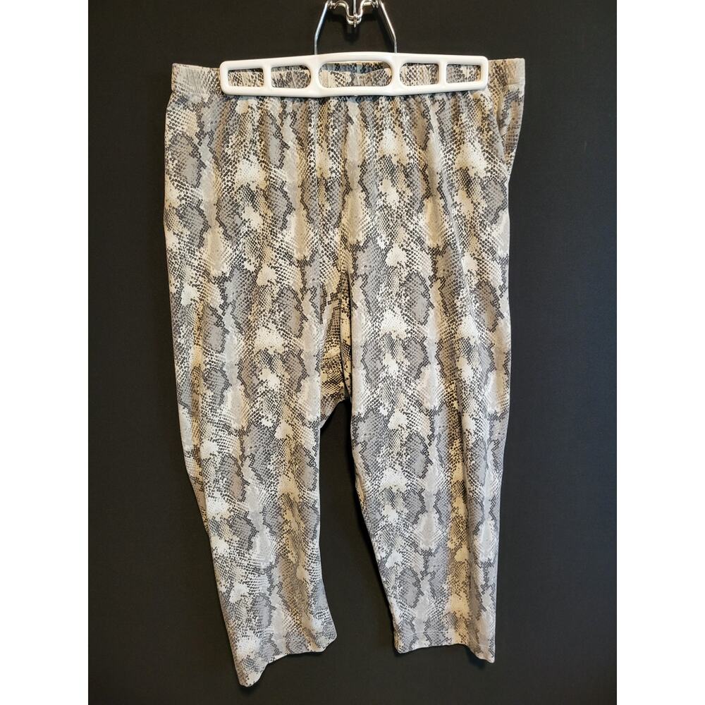 Old Navy Hi-Rise Gray Snake Skin Pattern Lounge Pants - Sz XL